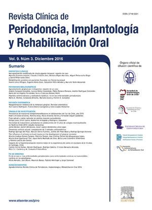 Revista Clínica de Periodoncia, Implantología y Rehabilitación Oral
