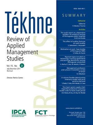 Tékhne - Review of Applied Management Studies