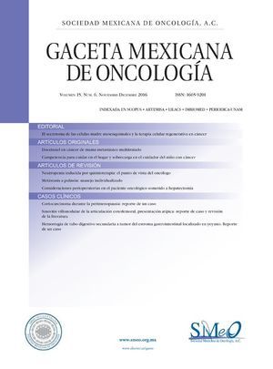 Gaceta Mexicana de Oncología